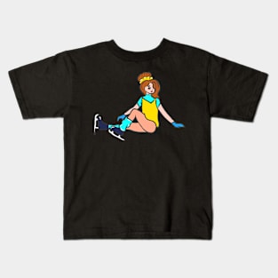 Figure skating ice skating ice skating ice sport Kids T-Shirt